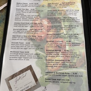 Madera Sunrise - Menu - Breakfast & Brunch Near Me - Green Valley, Arizona Madera Sunrise - Menu - Breakfast & Brunch Near Me - Green Valley, Arizona