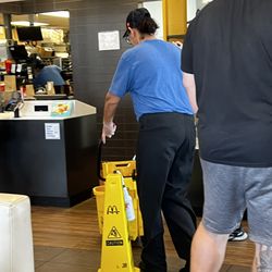 McDonald's - This reflects poorly on cleanliness and food safety standards."