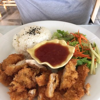 Mighty Sushi - Daily special, chicken Katsu with miso soup, rice and salad, 12.99 pretty tasty! - Sushi Bars Near Me - Pahoa, Hawaii Mighty Sushi - Daily special, chicken Katsu with miso soup, rice and salad, 12.99 pretty tasty! - Sushi Bars Near Me - Pahoa, Hawaii
