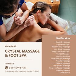 Crystal Massage & Foot Spa - Check out our services and benefits
