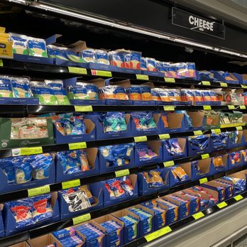 ALDI - a grocery store display with a variety of products - Grocery Near Me - Carson, California