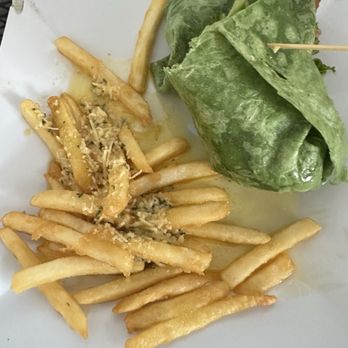 Gator Bay Bar & Grill - BLT on Spinach Wrap with garlic parmesan fries. Both were really good! Stop by and visit a place that's been around for a long time. - American Near Me - Leesburg, Florida Gator Bay Bar & Grill - BLT on Spinach Wrap with garlic parmesan fries. Both were really good! Stop by and visit a place that's been around for a long time. - American Near Me - Leesburg, Florida