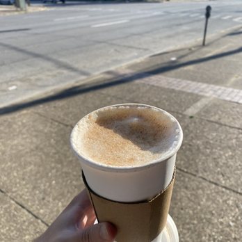 Grindstone Coffeeology - Chai latte - Coffee & Tea Near Me - Huntington, West Virginia Grindstone Coffeeology - Chai latte - Coffee & Tea Near Me - Huntington, West Virginia