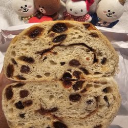 Artisan Cottage Sourdough Bakers - Inside the Cinnamon Raisin sourdough bread