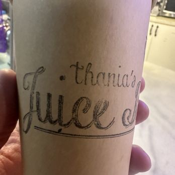 Thania’s Juice Bar - Heaven in a cup! - Organic Stores Near Me - Reno, Nevada Thania’s Juice Bar - Heaven in a cup! - Organic Stores Near Me - Reno, Nevada