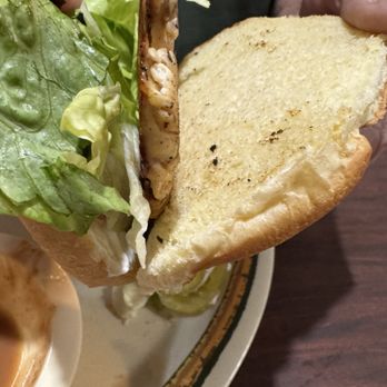 Tiger Country Cafe - $9 grilled chicken sandwiches are a joke buyer beware that's not a whole breast - American Near Me - Troup, Texas Tiger Country Cafe - $9 grilled chicken sandwiches are a joke buyer beware that's not a whole breast - American Near Me - Troup, Texas