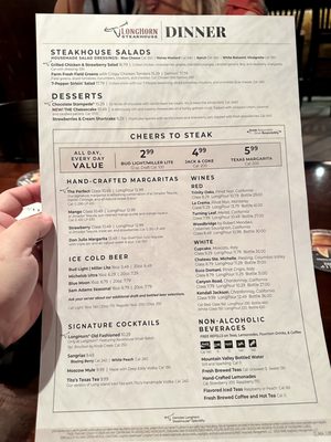 Menu photo 4 LongHorn Steakhouse Miami, FL