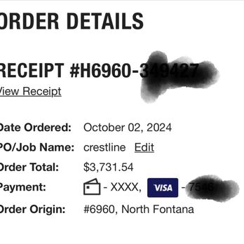 The Home Depot - Order where they are trying to steal over $900. This is out right heft - Hardware Stores Near Me - Fontana, California The Home Depot - Order where they are trying to steal over $900. This is out right heft - Hardware Stores Near Me - Fontana, California
