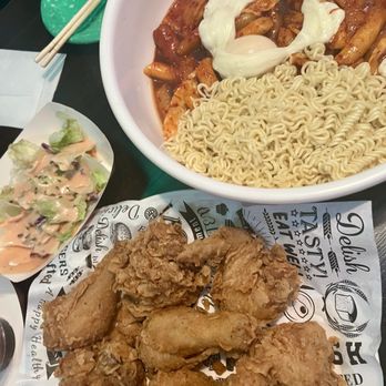 Luv Dduk - Chicken & Tteokbokki Combo - Korean Near Me - Cerritos, California