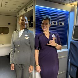Delta Air Lines - Flight Attendants Crystal and Kathleen