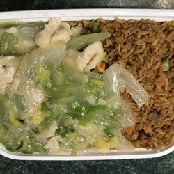 Wok and Roll - Chicken chowmein combo (also comes with an egg roll)