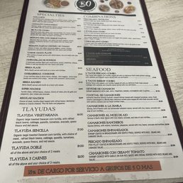 Menu Menu