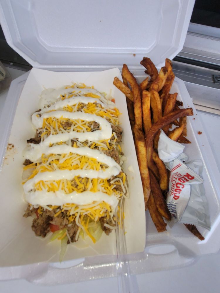 Food from Frisbee Burger