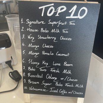 Chakaa Tea House - Top 10 drinks - Bubble Tea Near Me - Oxnard, California