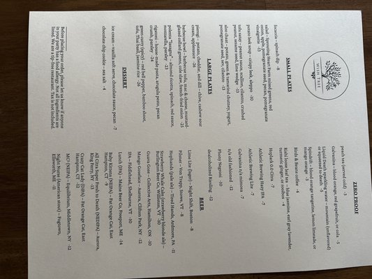 Menu photo 2 Wish Tree North Adams, MA Menu photo 2 Wish Tree North Adams, MA