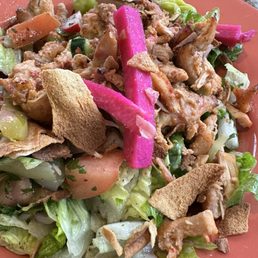 Spicy Chicken Shawarma Salad Spicy Chicken Shawarma Salad