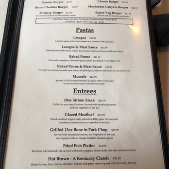 The Goose & Gander - Menu 3 - American Near Me - Midway, Kentucky