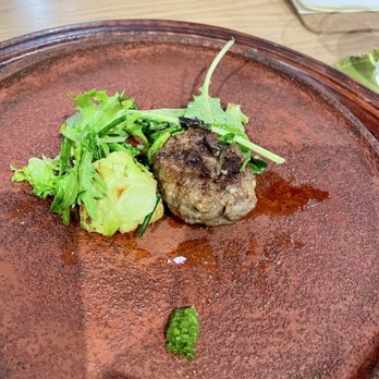 Kojima - Wagyu Hamburg, romanesco, greens - Japanese Near Me - Los Angeles, California