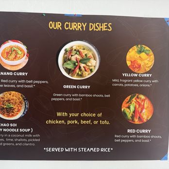 Kin Thai - Menu of Curry Dishes - Thai Near Me - Bakersfield, California Kin Thai - Menu of Curry Dishes - Thai Near Me - Bakersfield, California