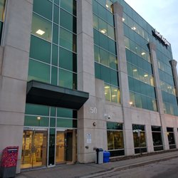 York Region Transit - View of the building from the outside in the parking lot. November 2017