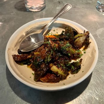 Mediterranean Exploration - Hummus with Brussel sprouts - Mediterranean Near Me - Portland, Oregon Mediterranean Exploration - Hummus with Brussel sprouts - Mediterranean Near Me - Portland, Oregon