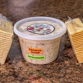 Designs By Cake Daddy - Smoked Chicken Salad
Fresh, smoked & creamy chicken salad comes with one package of crackers. We have 2 sizes 16oz (featured) & 12oz. - Custom Cakes Near Me - Dallas, Texas Designs By Cake Daddy - Smoked Chicken Salad
Fresh, smoked & creamy chicken salad comes with one package of crackers. We have 2 sizes 16oz (featured) & 12oz. - Custom Cakes Near Me - Dallas, Texas