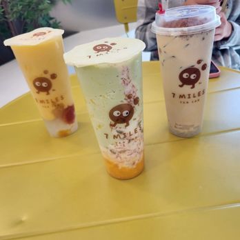 7 Miles Tea Lab - Mango and pomelo, avocado and mango, and Belgium cookie milk tea - Bubble Tea Near Me - Artesia, California 7 Miles Tea Lab - Mango and pomelo, avocado and mango, and Belgium cookie milk tea - Bubble Tea Near Me - Artesia, California