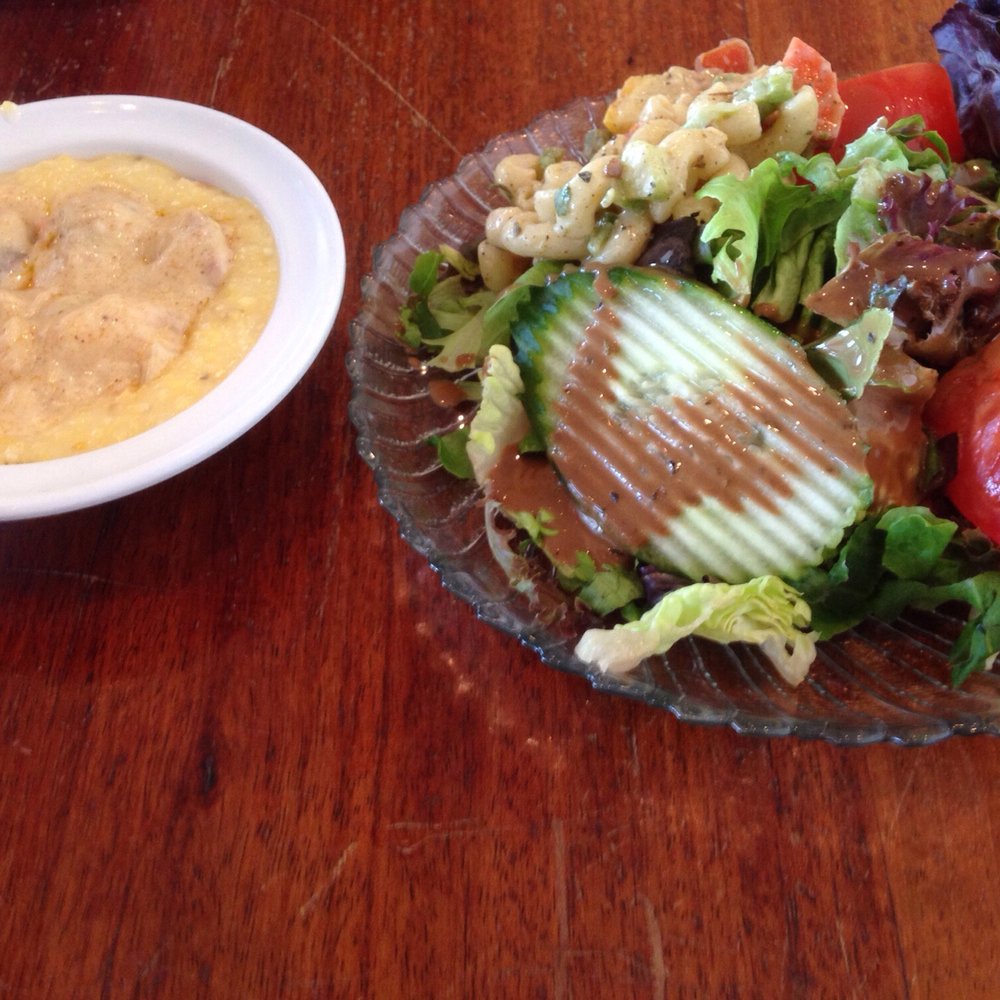 Bubba's Bistro - Nice salad fixings on the brunch and fantastic shrimp & grits. - Breakfast & Brunch Near Me - Richmond Hill, Georgia Bubba's Bistro - Nice salad fixings on the brunch and fantastic shrimp & grits. - Breakfast & Brunch Near Me - Richmond Hill, Georgia