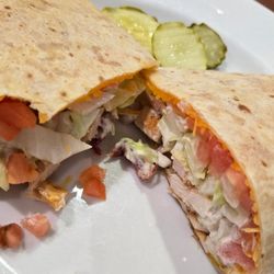 Dinos Family Restaurant - Chicken bacon ranch wrap