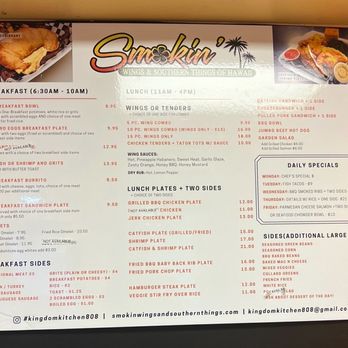 Smokin’ Wings and Southern Things - Southern Near Me - Honolulu, Hawaii Smokin’ Wings and Southern Things - Southern Near Me - Honolulu, Hawaii