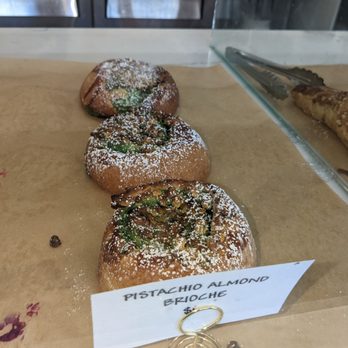 Little French Bakery - Like it says in the picture: PISTACHIO ALMOND BRIOCHE. - Bakeries Near Me - Manhattan Beach, California Little French Bakery - Like it says in the picture: PISTACHIO ALMOND BRIOCHE. - Bakeries Near Me - Manhattan Beach, California