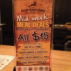 The Hop Factory - Meal deals.