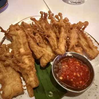 Osha Thai Kitchen - Fried Enoki Mushrooms - Thai Near Me - Houston, Texas