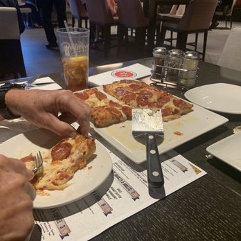 Patties & Pints - Hubby's yummy New York pizza. - American Near Me - Valley Center, California Patties & Pints - Hubby's yummy New York pizza. - American Near Me - Valley Center, California
