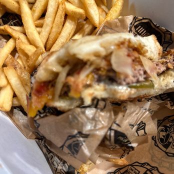Guy Fieri's Kitchen+Bar Express - Sourdough melt - New American Near Me - Burbank, California Guy Fieri's Kitchen+Bar Express - Sourdough melt - New American Near Me - Burbank, California
