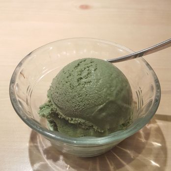 Yanagi Sushi - Green tea ice cream on the house :D - Japanese Near Me - Honolulu, Hawaii