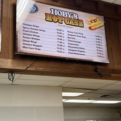 Hoby's Market - Hot case menu