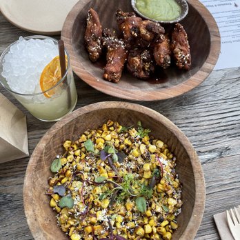 Hermanito - Grilled Street Corn & Salsa Macha Wings - Mexican Near Me - Los Angeles, California Hermanito - Grilled Street Corn & Salsa Macha Wings - Mexican Near Me - Los Angeles, California
