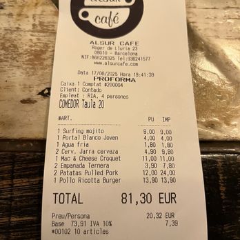 Alsur Café - Check out - Breakfast & Brunch Near Me - Barcelona, B