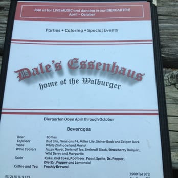Dale's Essenhaus - Burgers Near Me - Georgetown, Texas