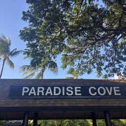 Exterior outside entrance of Paradise Cove Luau - Kapolei, Hawaii Exterior outside entrance of Paradise Cove Luau - Kapolei, Hawaii