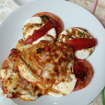 La Piazza - Merrick - Tomato and mozarella plus eggplant rolatini - Pizza Near Me - Merrick, New York La Piazza - Merrick - Tomato and mozarella plus eggplant rolatini - Pizza Near Me - Merrick, New York