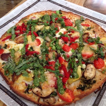 The Pizza Press - The Chronicle with added kale and roasted garlic - Salad Near Me - Orange, California The Pizza Press - The Chronicle with added kale and roasted garlic - Salad Near Me - Orange, California