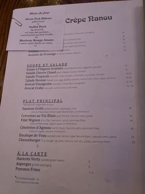 Menu photo 1 La Crepe Nanou New Orleans, LA
