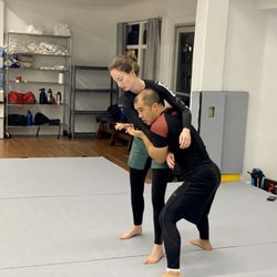 SilverFox Jiu-Jitsu - Professor Peter demonstrates a takedown.