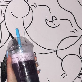 Toast&Tea - Butterfly Pea Tea Lychee Slushie - Bubble Tea Near Me - Belton, Texas