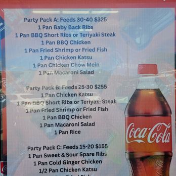 Stadium Giant Malts & Bar-B-Que - Catering menu, A, B or C (plus can sub items) - Barbeque Near Me - Honolulu, Hawaii Stadium Giant Malts & Bar-B-Que - Catering menu, A, B or C (plus can sub items) - Barbeque Near Me - Honolulu, Hawaii