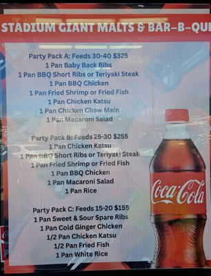 Menu photo 3 Stadium Giant Malts & Bar-B-Que Honolulu, HI Menu photo 3 Stadium Giant Malts & Bar-B-Que Honolulu, HI