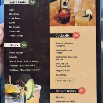Saigon 6 - Drink menu - Vietnamese Near Me - Bothell, Washington