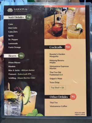 Menu photo 1 Saigon 6 Bothell, WA